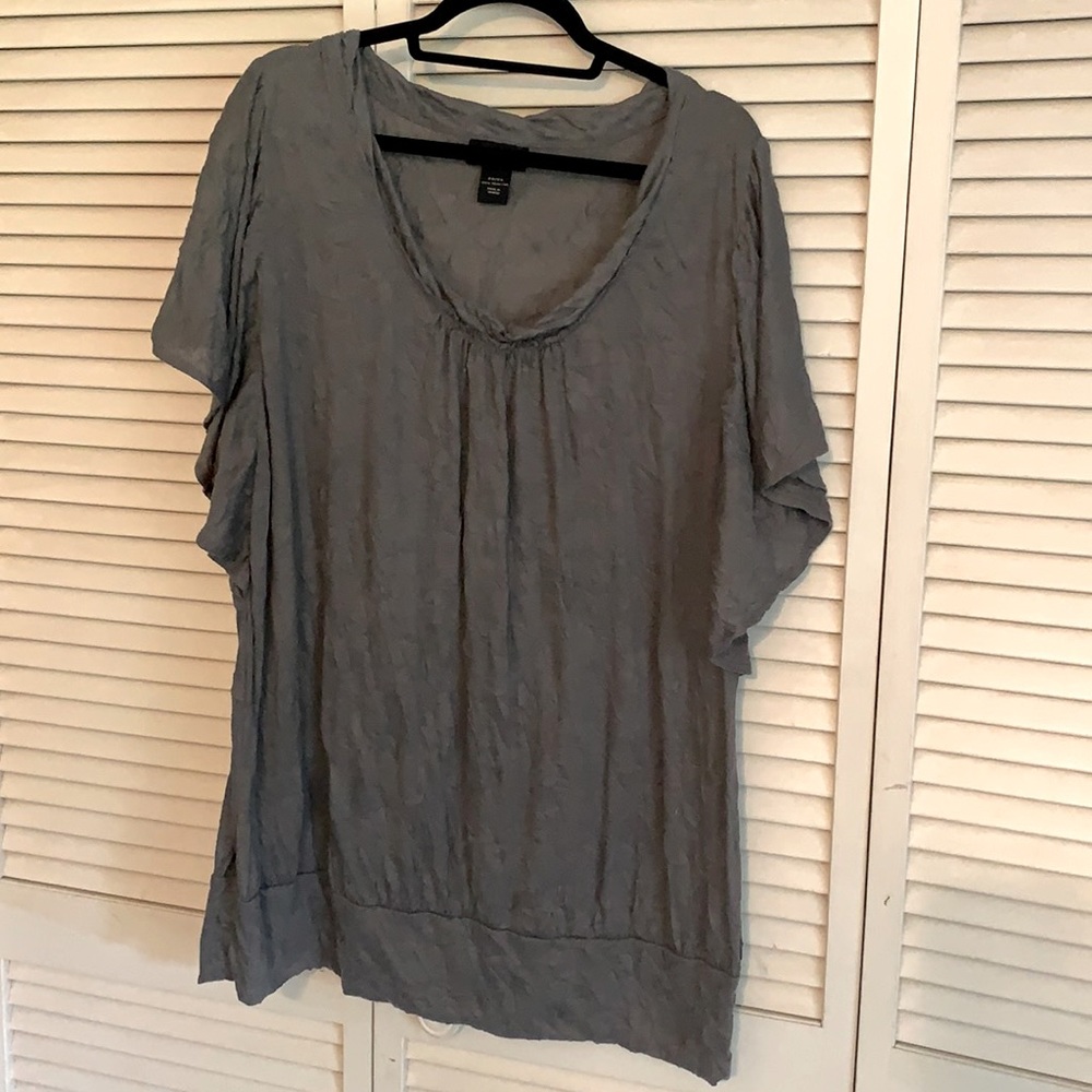 LANE BRYANT flutter sleeve top